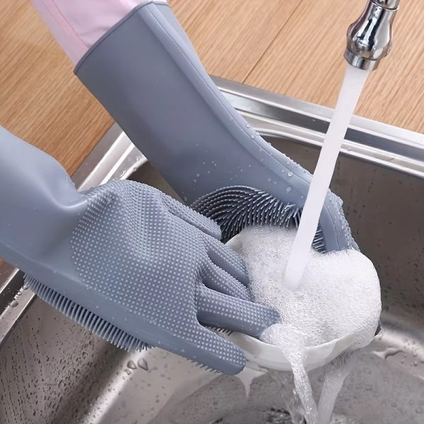 Silicone Magic Dishwashing Cleaning Gloves
