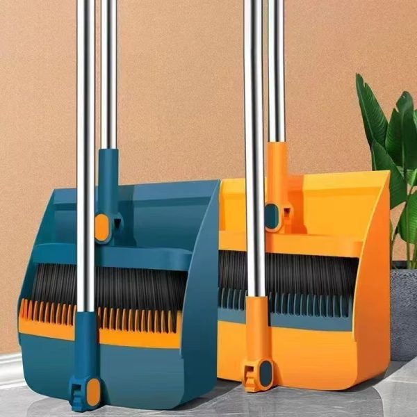 Foldable Broom And Dustpan Set