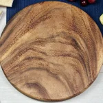 Handcrafted walnut serving board for entertaining guests