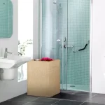 Brown laundry hamper used for clothing and household linens